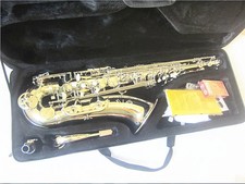 STS-R54 Bb Tenor Saxophone White Nickel Silver Professional Instrument