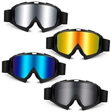 4 Pack Dirt Bike Riding Goggle Motorcycle Goggle with off Road ATV UTV Anti