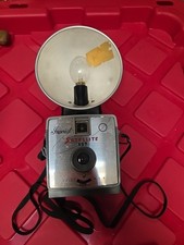 Vintage Imperial Satellite 127 Camera w/ Flash Gray Untested USA Mid-Century