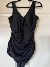 One Piece Black Swimsuit by Maxine of Hollywood Women's Size 16