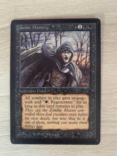 Mtg Zombie Master Beta Sp/nm