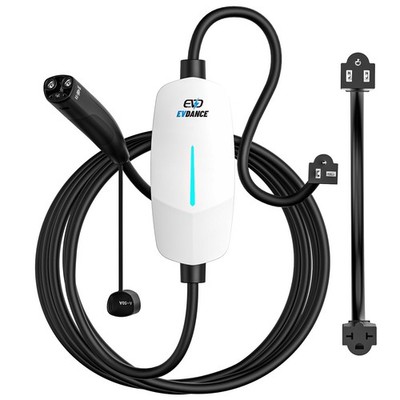 EVDANCE Level 1&2 Tesla Charger, 25ft NACS Mobile Connector for EVs