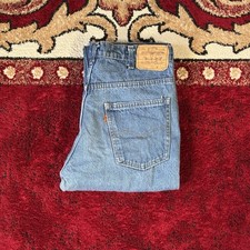 Vintage 80s Levis 505 Orange Tab Straight Regular Jeans Size 32x28 Made in USA