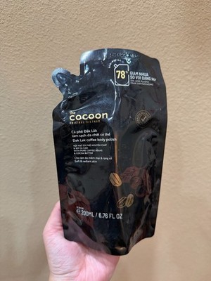 The Cocoon Original Vietnam Dak Lak Coffee Body Scrub, Refillable Pack - 200ml