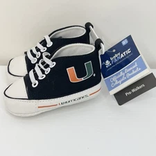 University of Miami Hurricanes Baby Shoes Hightops Infant Baby Fanatic 0-6M