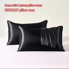 All Sizes, All colors Satin Pillowcase 2 Pack for Hair Skin Silk Pillow Case