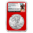 2024 (W) $1 American Silver Eagle NGC MS70 Black Label Red Core