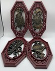 Vintage 1970's MCM HOMCO Medieval Wall Art Knights Armor Plaques Lot OF 4 — photo 1