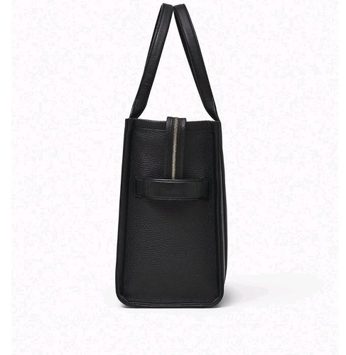 MARC JACOBS WOMAN'S LEATHER TOTE BAG - BLACK - BRAND NEW AUTHENTIC NWT - Picture 3 of 6