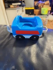 Fisher Price Little People Blue Trailer Train Car For Lil Mover Motorized Train
