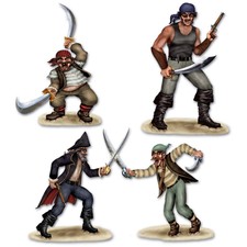 Beistle Dueling Pirate and Bandits  Party Supply  Decoration