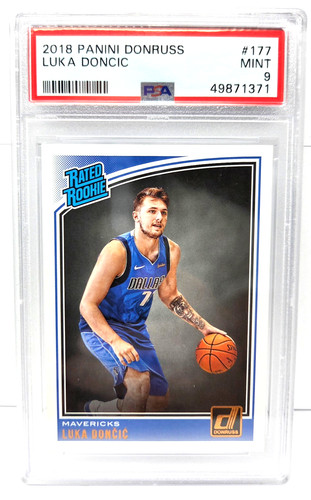 2018 Donruss Rated Rookie LUKA DONCIC RC Basketball Card PSA 9 MINT