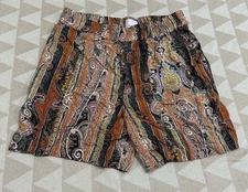 Isabel Marant VEGA SHORTS printed bermuda shorts burnt Orange