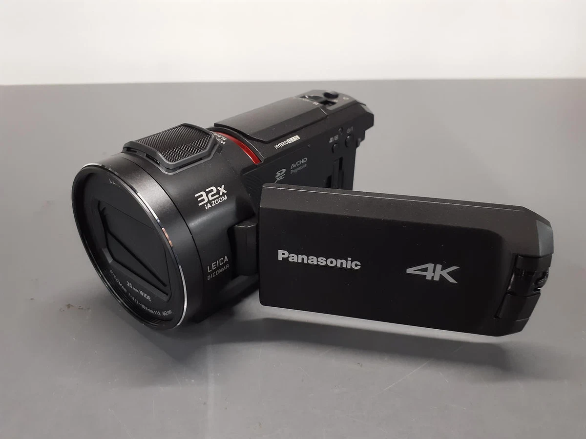 Panasonic HC-WX1M digital Camcorder 4K SDXC AVCHD wifi black power adapter