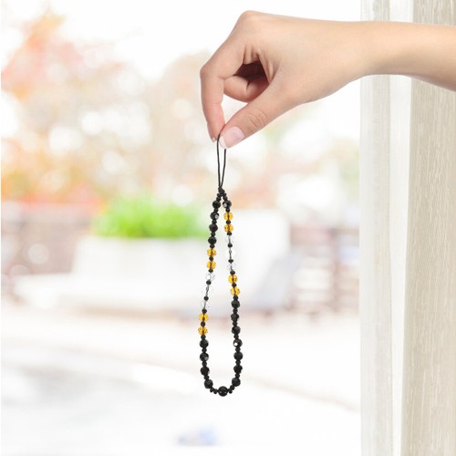 Handy Kette Perlenbesetztes Handy-Schlüsselband Kristall Telefon Charme - Zdjęcie 12 z 12