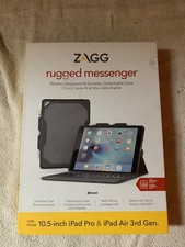ZAGG ID9RMK-BB0 Rugged Messenger 7 Color Backlit Case and Bluetooth Keyboard