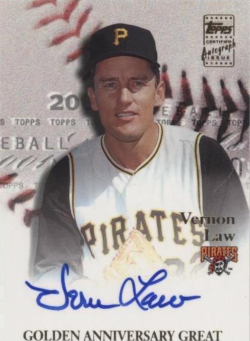 2001 Topps - Vern Law #GAA-VL - 1 of 1
