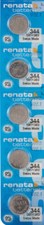 5 x Renata 344 Watch Batteries, SR1136S Battery  Shipped from Canada