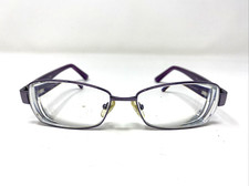 Fendi Italy F911 538 52-15-135 Purple Metal Full Rim Eyeglasses Frame J423