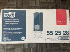 Tork Elevation PeakServe Continuous Hand Towel Dispenser, Black, 55 25 28
