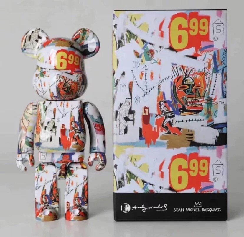 Andy warhol&Jean-Michael basquiat 4# bearbrick 400% artist