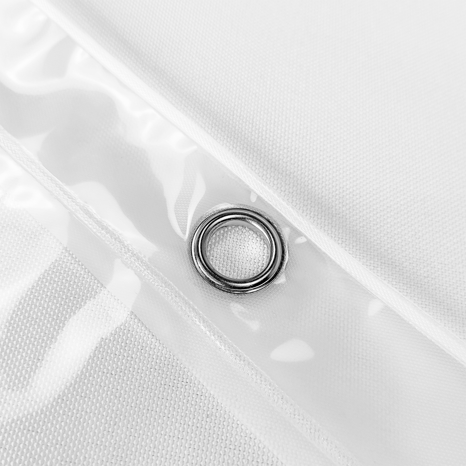 Clear Shower Curtain Waterproof Mould Proof PVC Bathroom Curtains with