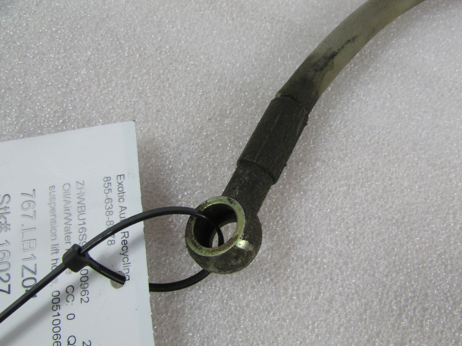 Lamborghini Murcielago, suspension Lift Hose, Used, P/N 0051006614