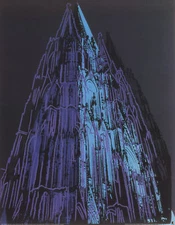 Koln Cathedral Blue by Andy Warhol 1993 Offset Lithograph Art Print Poster 36x28