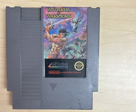 NICE Vintage Wizards and Warriors NES Nintendo Video Game Rev A RPG