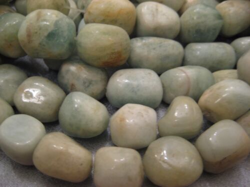 Pépites aigue-marine chinoises perles 21 pièces  - Photo 1/1