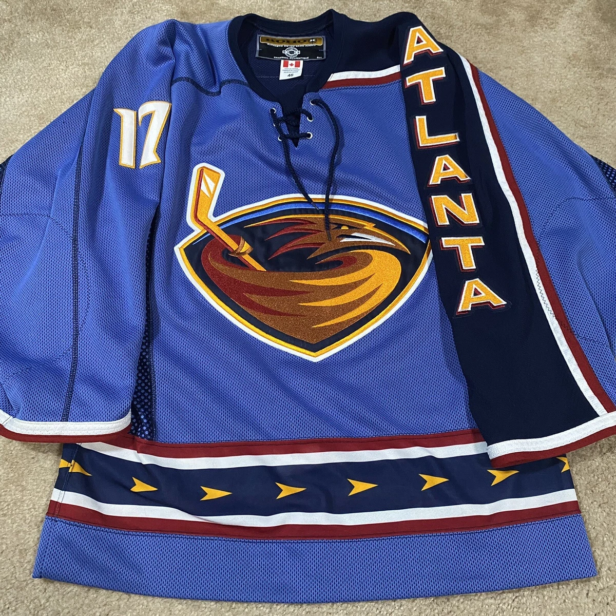 00's Ilya Kovalchuk Atlanta Thrashers CCM NHL Jersey Size XL