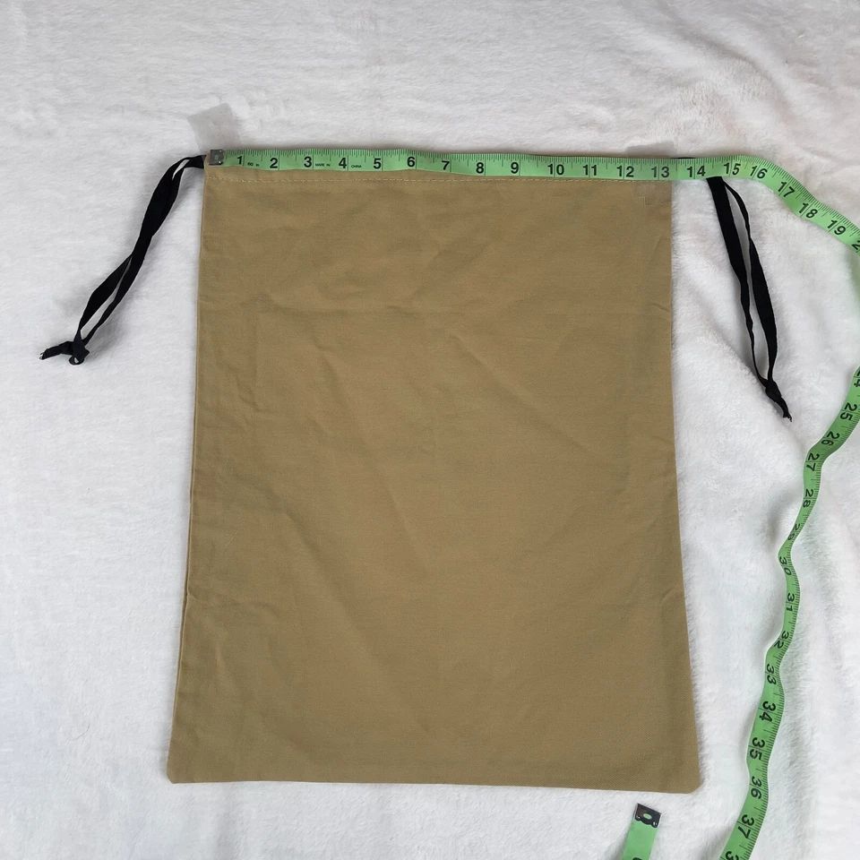 Bolso de zapatos A Bathing Ape Bape para hombre bronceado cubierta antipolvo lona cordón logotipo Foto 3 de 4