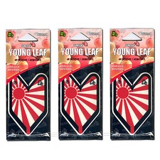 3 Pack Wakaba Japan Treefrog Young Leaf White Peach Scent Jdm Air Freshener