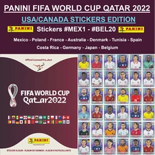 Panini World Cup QATAR 2022 - USA Edition - Stickers #MEX1 - #BEL20