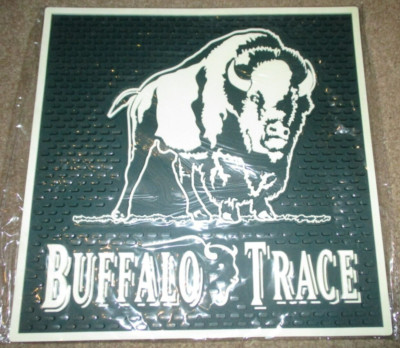 BUFFALO TRACE buffalo trace BAR MAT whiskey bourbon kentucky service empty O