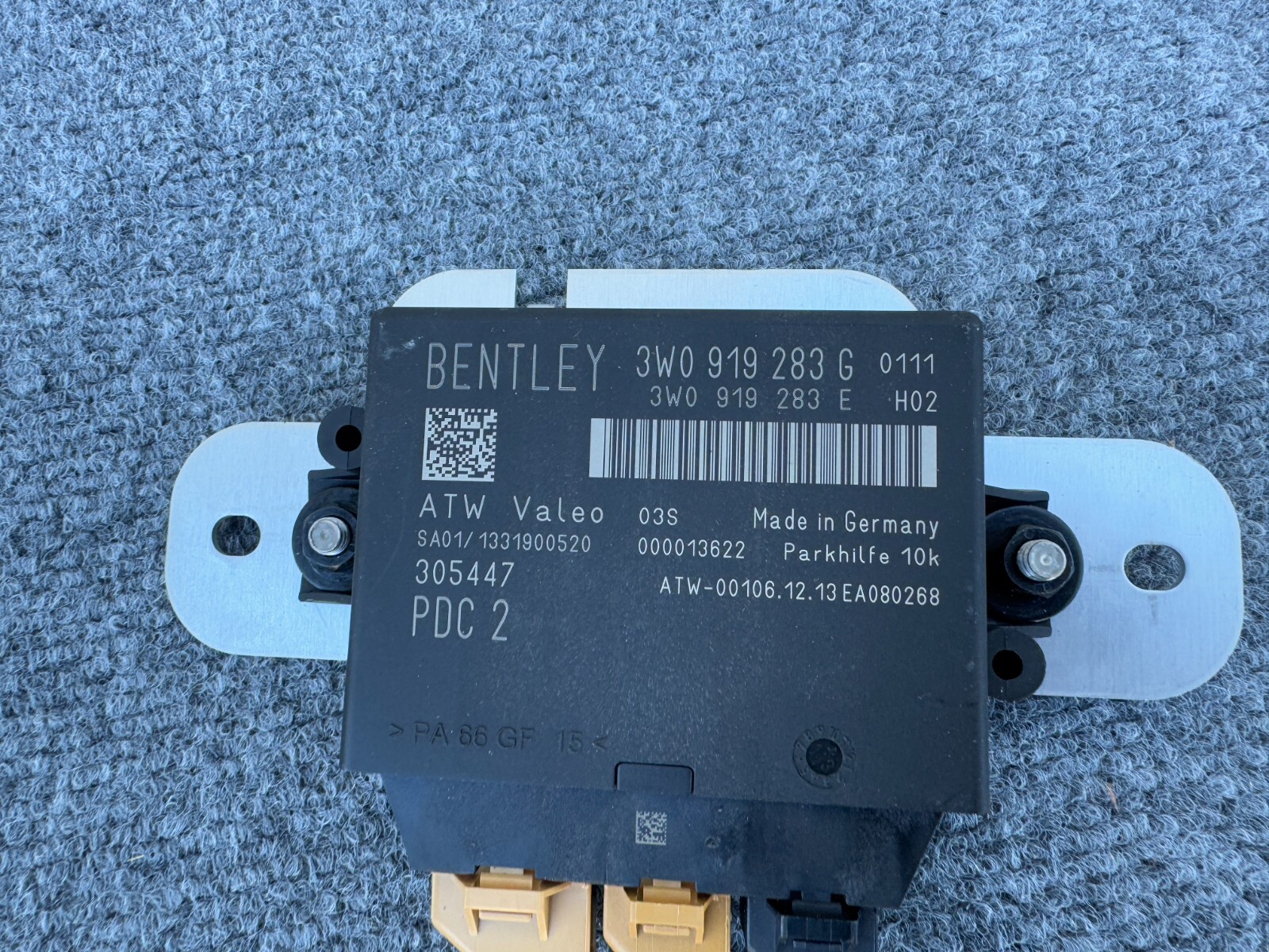 PARK DISTANCE CONTROL MODULE 3W0919283 G BENTLEY FLYING SPUR OEM (2013-2018)