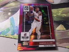 2022-23 Panini Donruss Optic Hyper Pink Prizm Damian Lillard #49
