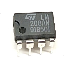 Lot of 2 LM208AN | SINGLE OPERATIONAL AMPLIFIER | -40°C to +105°C | DIP8 OP77