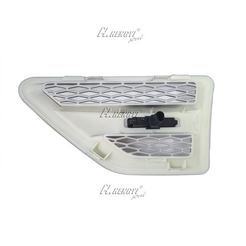 2xLED Seitenblinker mit silberner Blende Schwarz für Land Rover Freelander 2 LR2 - Picture 7 of 8