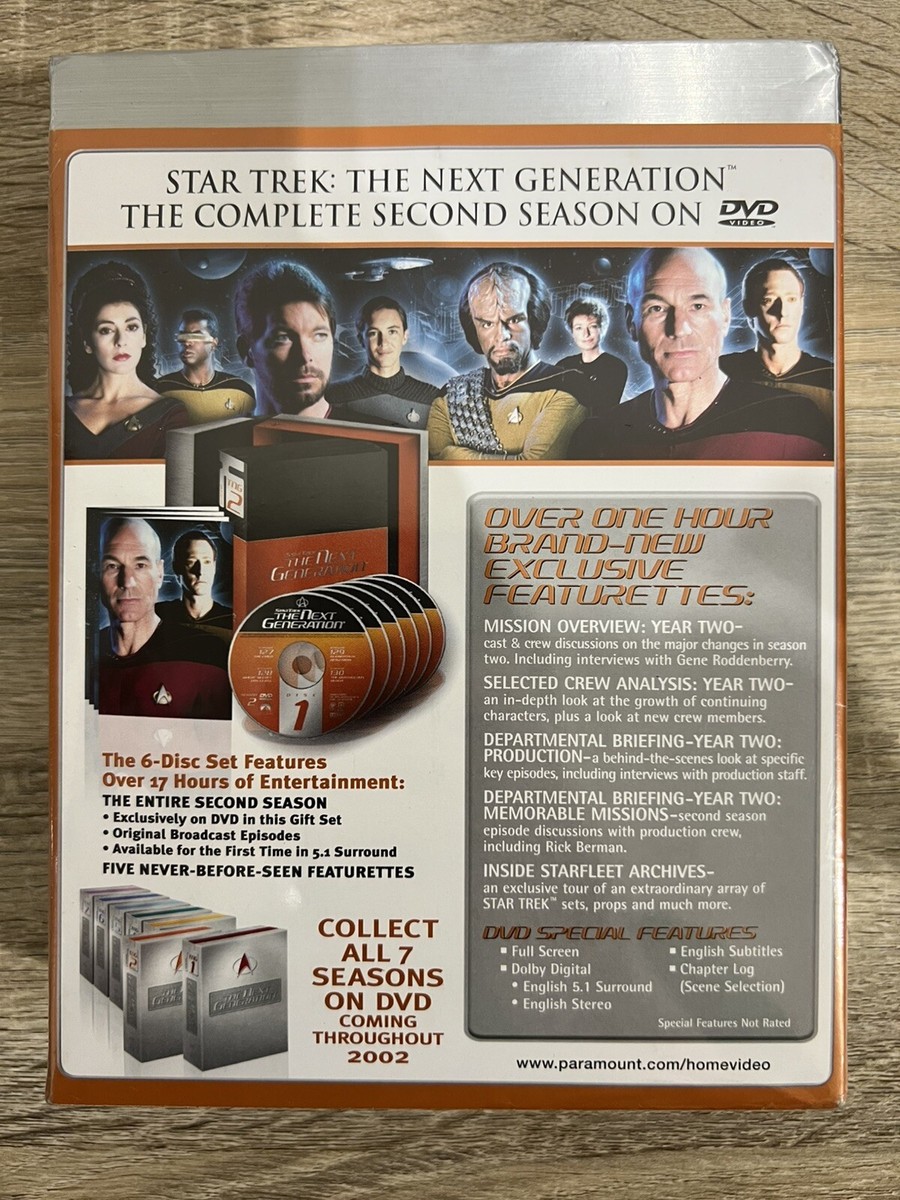Star Trek :The Next Generation The Complete Second Season (DVD