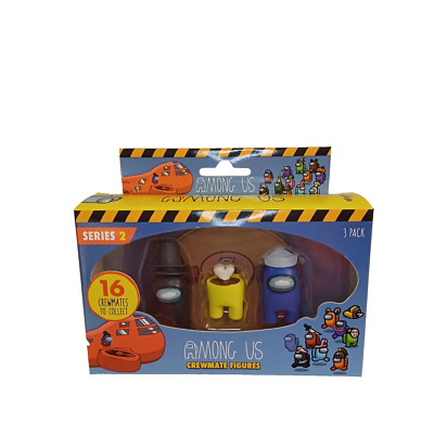 Among Us Series 2 Action  Crewmate Figures 3 pack Lot A