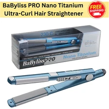 BaBy liss PRO Nano Titanium Ultra-Curl Hair Straightener Styler Curler