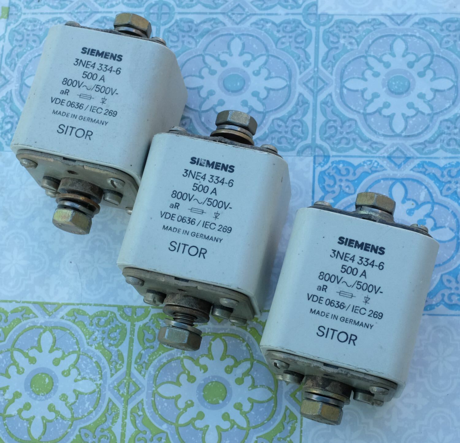 Fusible SITOR Siemens 3NE4334-6 500A : éliminez les risques de surtension industrielle