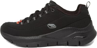 SKETCHERS Arch Fit bequem gepolsterter Damen-Schnürschuh MSL Arbeit Wanderschuh UK 2 8