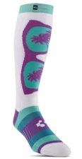 ThirtyTwo SHADES Womens Acrylic Performance Blend Socks S/M Aqua NEW 