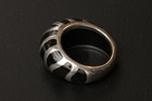 Sterling Silver & Onyx Striped ring — photo 4