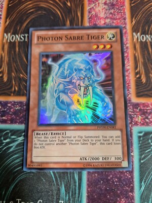 Yu-Gi-Oh! TCG Photon Sabre Tiger PHSW-EN081 Super Rare Unlimited Near Mint