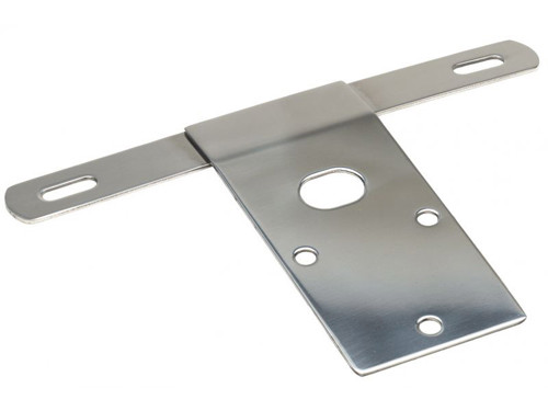 Support de plaque d'immatriculation noir pour Jeep CJ5 et CJ7