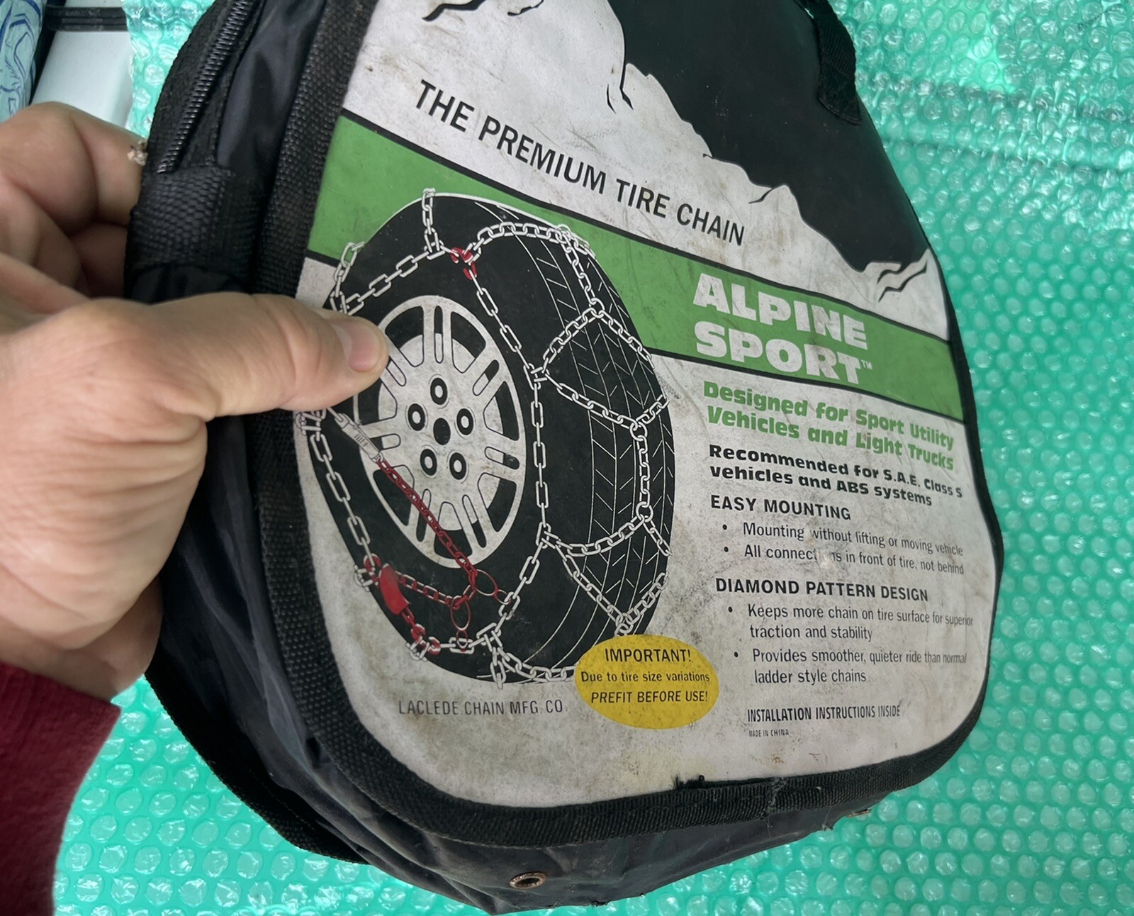 Laclede Alpine Sport Light Truck and SUV Hoop Style Tire Chains eBay