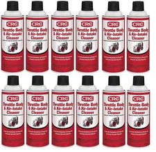 12 PACK  CRC 05078 Throttle Body & Air-Intake Cleaner 12oz
